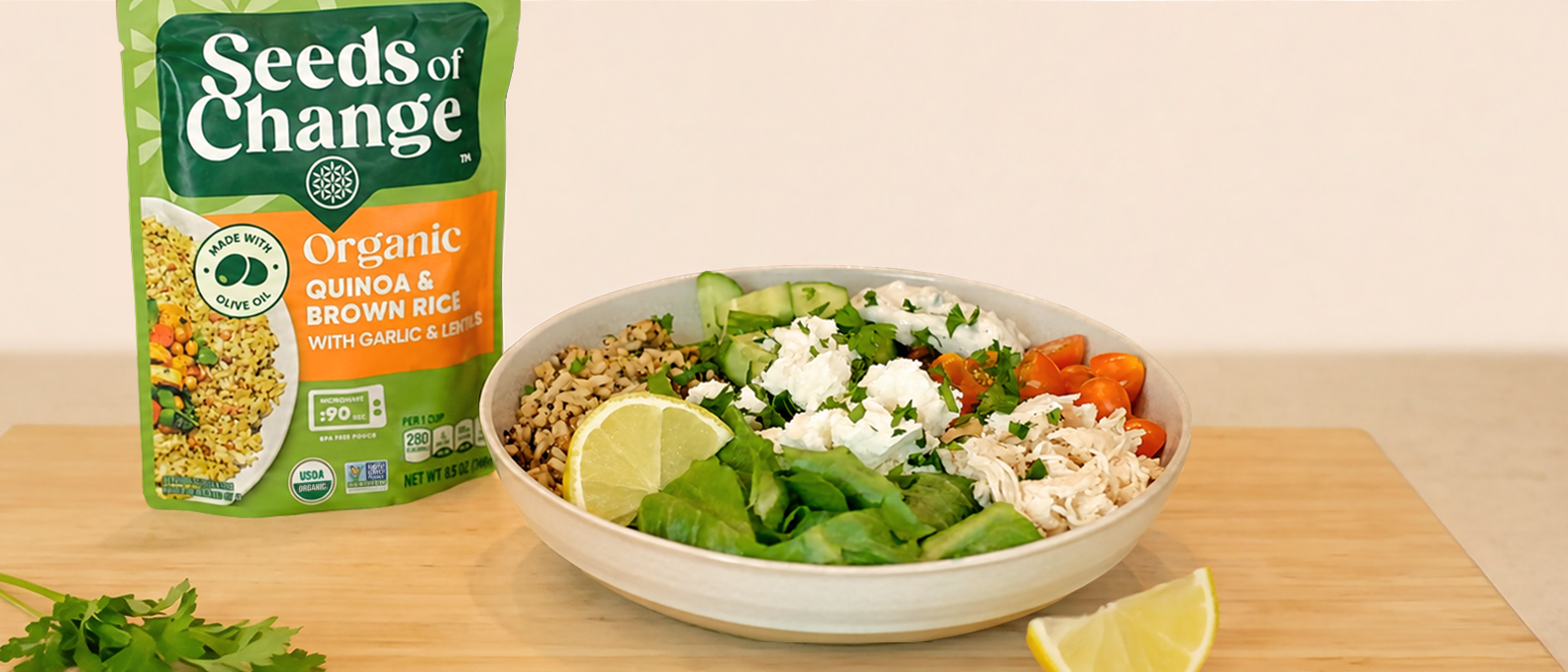 SEEDS OF CHANGE™ Chicken Mezza Bowl